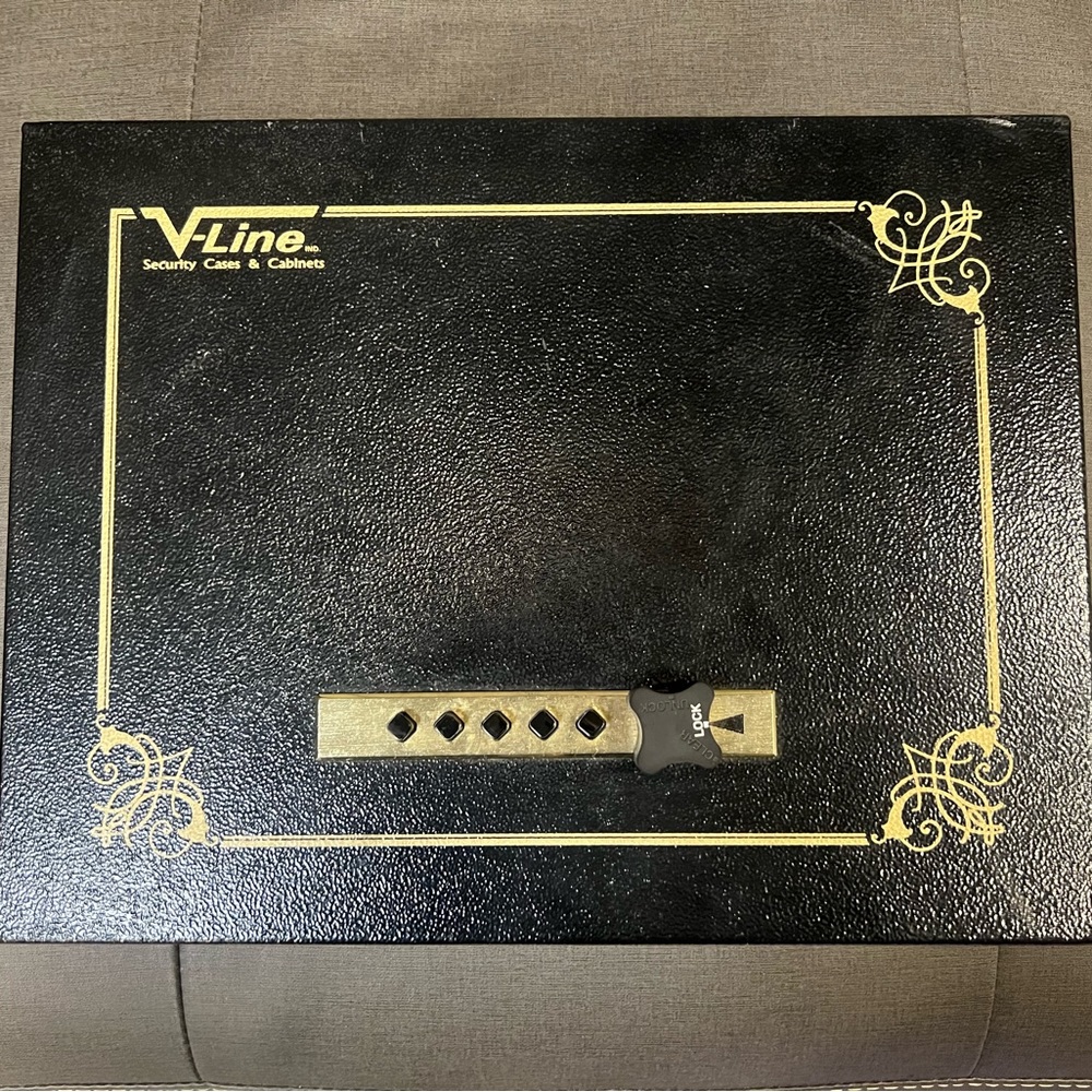 V-line security case. Mountable Safe.